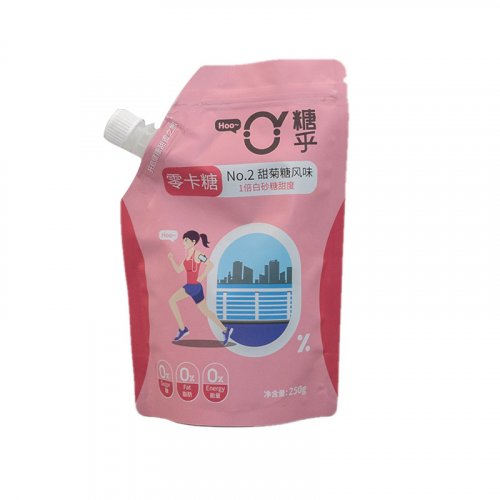 Custom Reusable Flexible Plastic Spout Pouch Doypack Stand up Pouch for Drink Beverage 