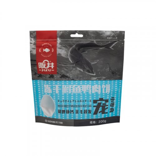 Pet Food Stand Up Zipper Pouch for Fish Bird Food Bags