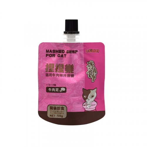 Dog Food Pouch Cat Pet Food Packaging Bag With Spout