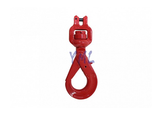 GK05 G80 Clevis Swivel Self-Locking Hook With Bearing