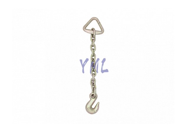 CH06 USA Standard Chain with Delta Ring One End and Grab Hook the other End 