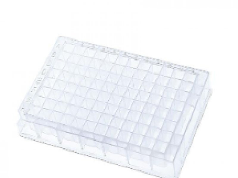 1.2ml 96 Square Well Plates Transparents Deep Well Plate DP12VS-9-N