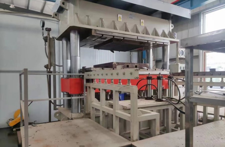 Used rubber sheet curing/moulding press-251