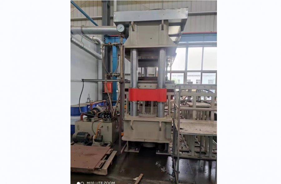 Used rubber sheet curing/moulding press-253