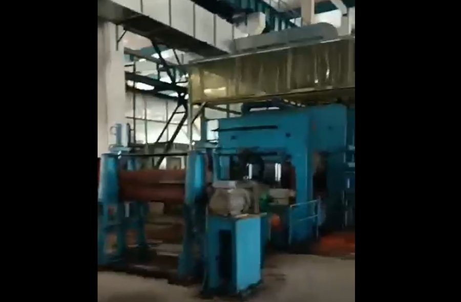 Used curing press(production line) for steel cord conveyor belt with size 1.4*10m-837