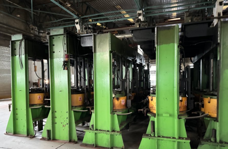 Used Motorcycle Tire Curing Press for sale-1377