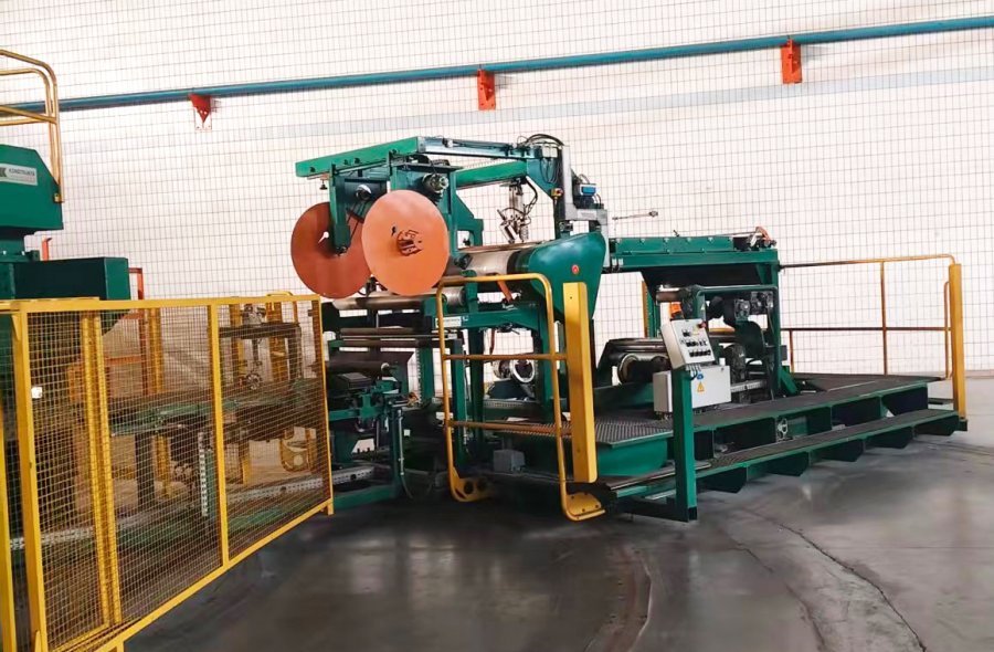  Used KONSTRUKTA INDUSTRY Steel Cord & Fabric Cutting Line for Sale-2414