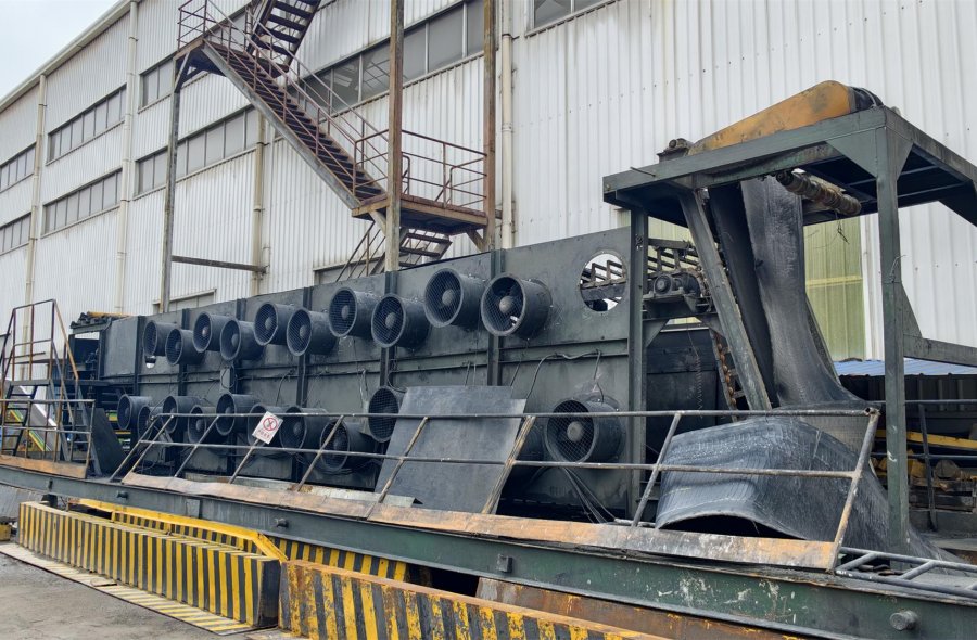 XPG-800 Masterbatch & Final Batch Rubber Sheet Cooling Line For Sale-2493