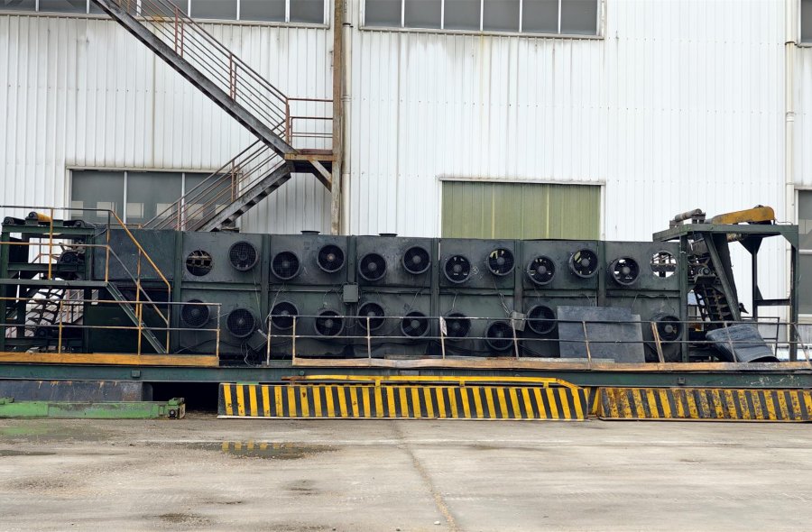 XPG-800 Masterbatch & Final Batch Rubber Sheet Cooling Line For Sale-2489