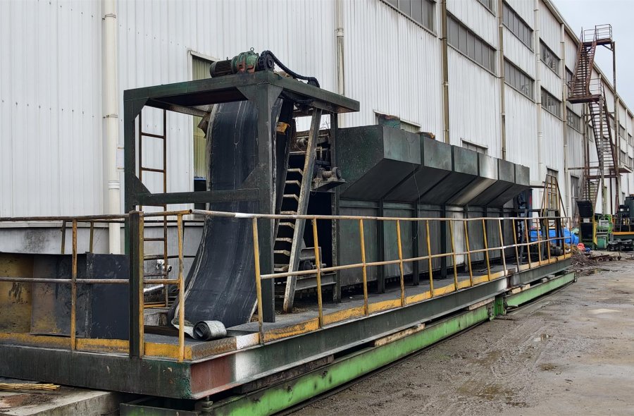 XPG-800 Masterbatch & Final Batch Rubber Sheet Cooling Line For Sale-2487