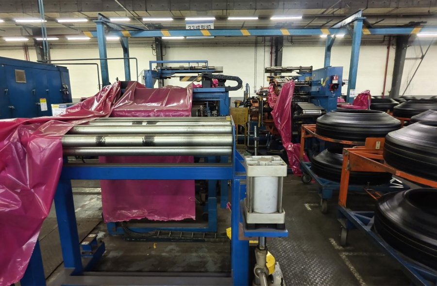 3 Sets Used Two-Drum Single-Stage TBM for TBR Tire For Sale | BAMTRI & MESNAC-2611