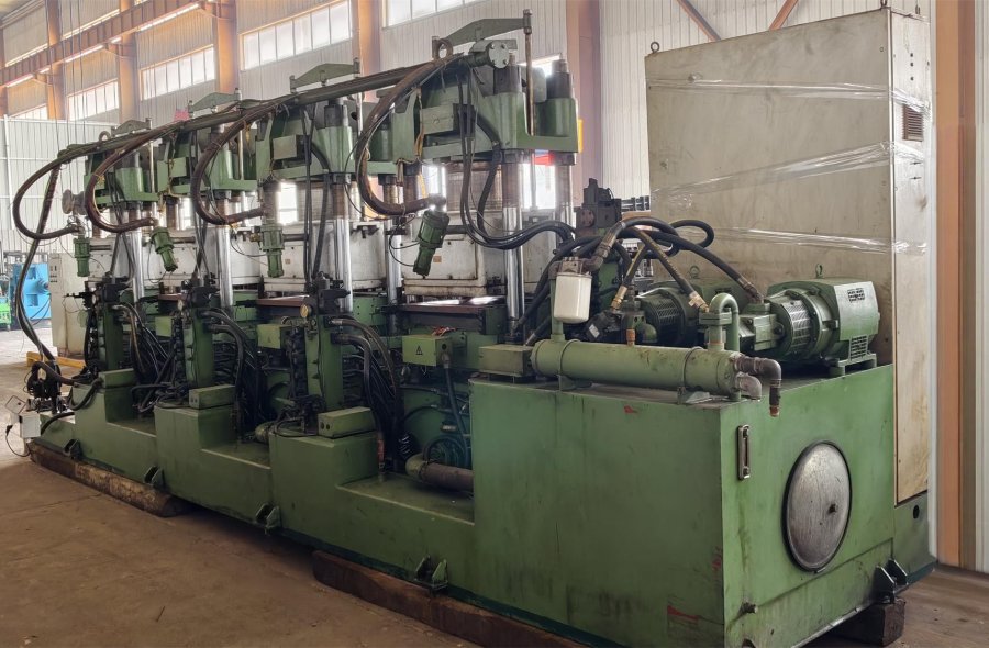 2 Sets Used Tomy 200T 4-Station Vacuum Curing Press | Used Rubber Molding Machine for Oil Seals & Auto Parts-2649