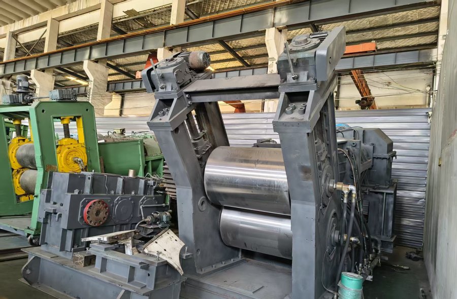 Used Japan MORIYAMA SPM-800 Two Roll Rubber Calender - DFTMC-2665