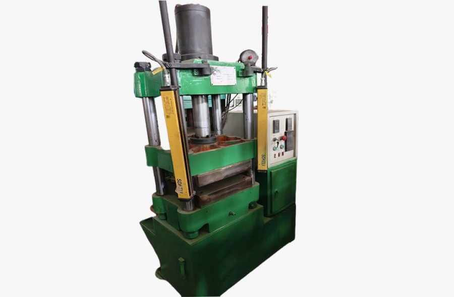 2 Sets Used 50T Curing Press  | Hydraulic Molding Press 390×390mm-2677