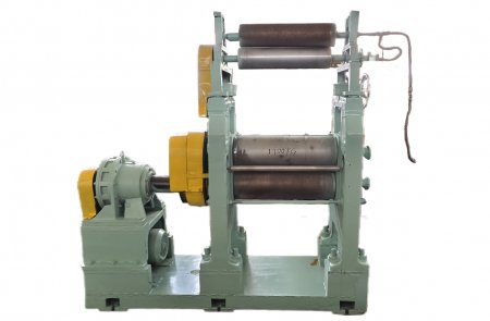 Used XY-230*720 5.5kW Two-Roll Rubber Calender with Top Batch-Off
