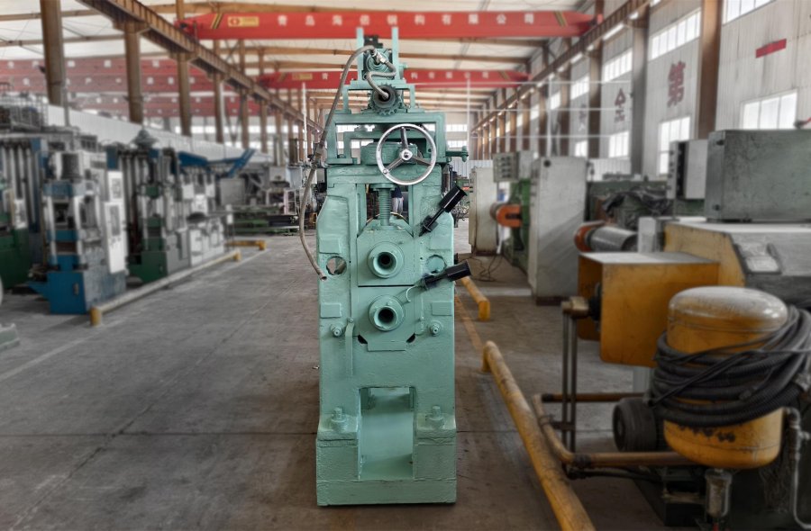 Used 5.5kW Two-Roll Rubber Calender with Top Batch-Off-2689