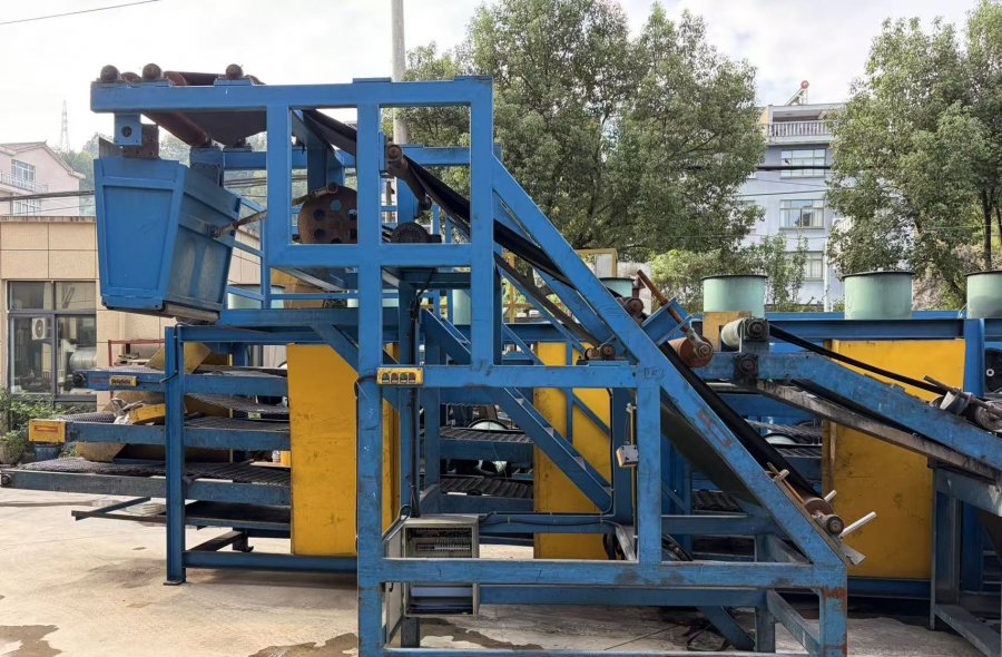 Used 10m Rubber Sheet Cooling Line | Dalian General, DFTMC-2725