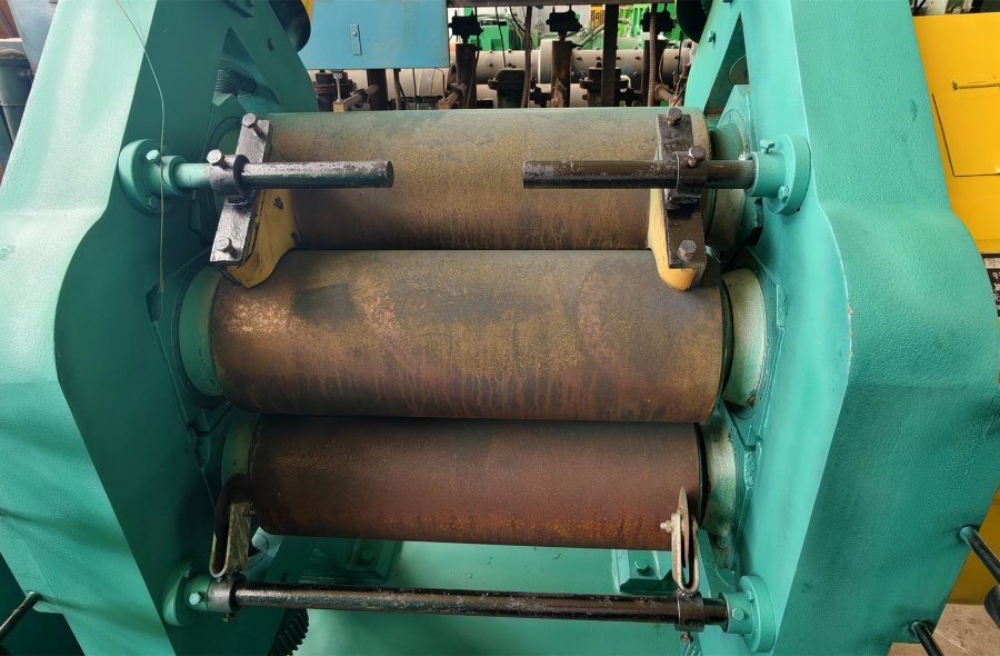 Used Wuxi Wangda Φ230×630 3-Roll Calender, Bearing Type | DFTMC-2734