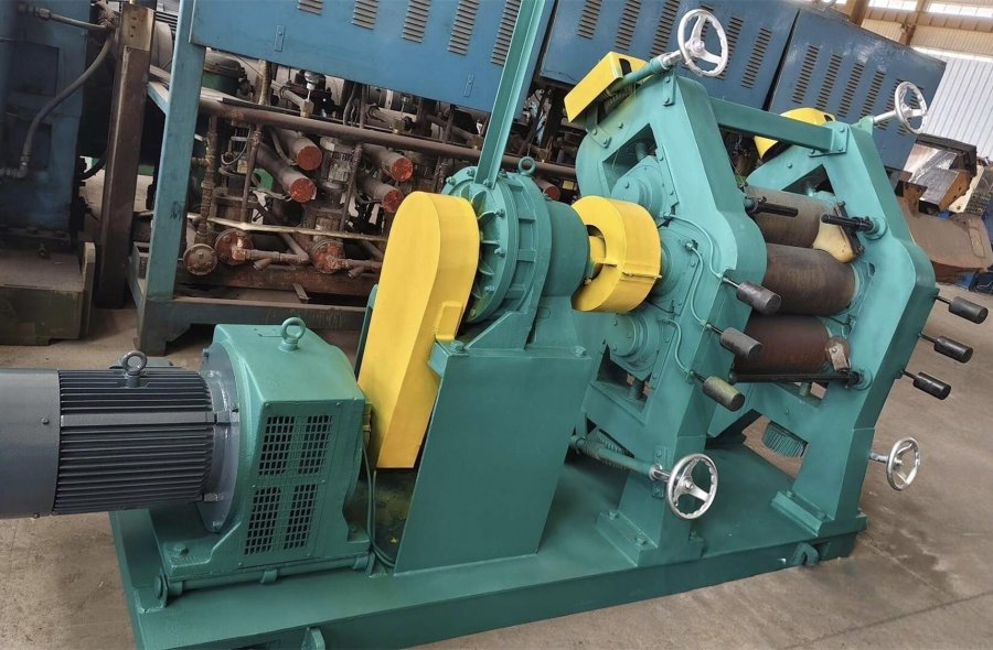 Used Wuxi Wangda Φ230×630 3-Roll Calender, Bearing Type | DFTMC-2737