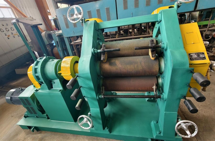 Used Wuxi Wangda Φ230×630 3-Roll Calender, Bearing Type | DFTMC-2738