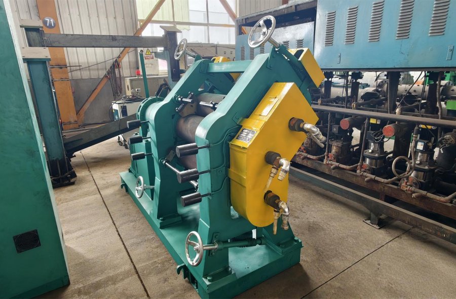 Used Wuxi Wangda Φ230×630 3-Roll Calender, Bearing Type | DFTMC-2740