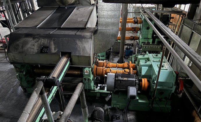Used Taiwan Rubber Mixing Mill XK610 XK660 Open Mill For Sale
