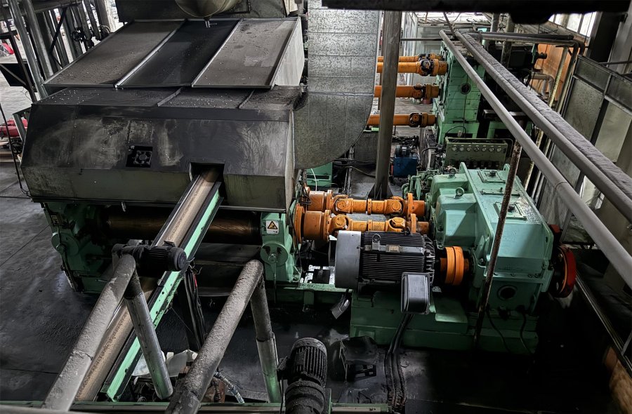 Used Taiwan Rubber Mixing Mill XK610 XK660 Open Mill For Sale-2784