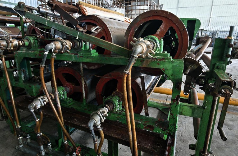 XY-4S360X1120 4‑Roll Calender｜Shanghai Rubber Machinery Works｜Complete Rubber Sheet Calendering Line-2804