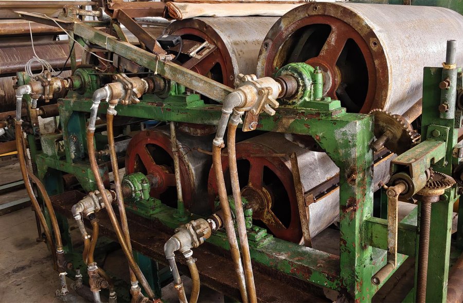 XY-4S360X1120 4‑Roll Calender｜Shanghai Rubber Machinery Works｜Complete Rubber Sheet Calendering Line-2805