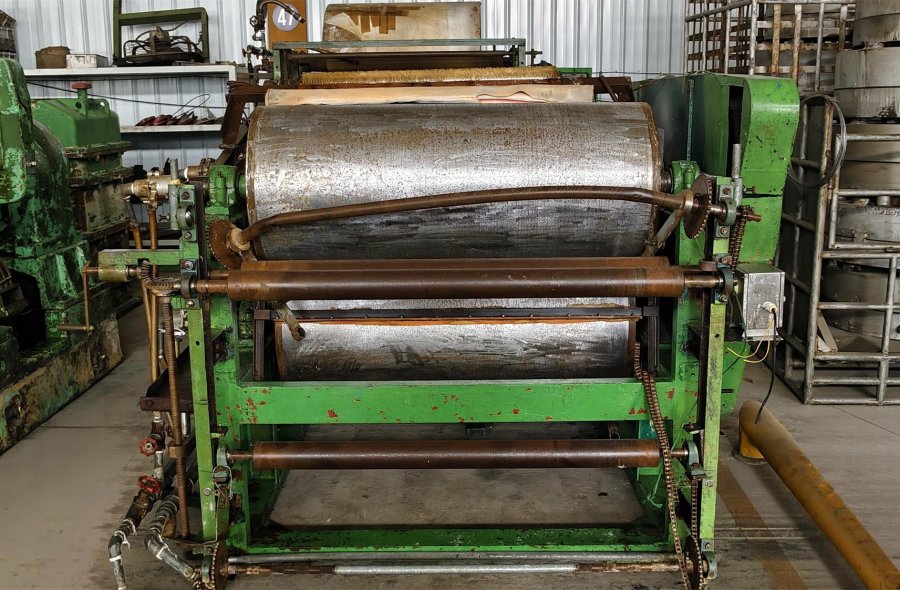 XY-4S360X1120 4‑Roll Calender｜Shanghai Rubber Machinery Works｜Complete Rubber Sheet Calendering Line-2799