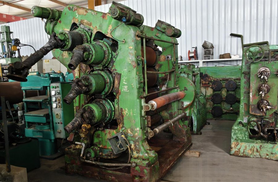 XY-4S360X1120 4‑Roll Calender｜Shanghai Rubber Machinery Works｜Complete Rubber Sheet Calendering Line-2801