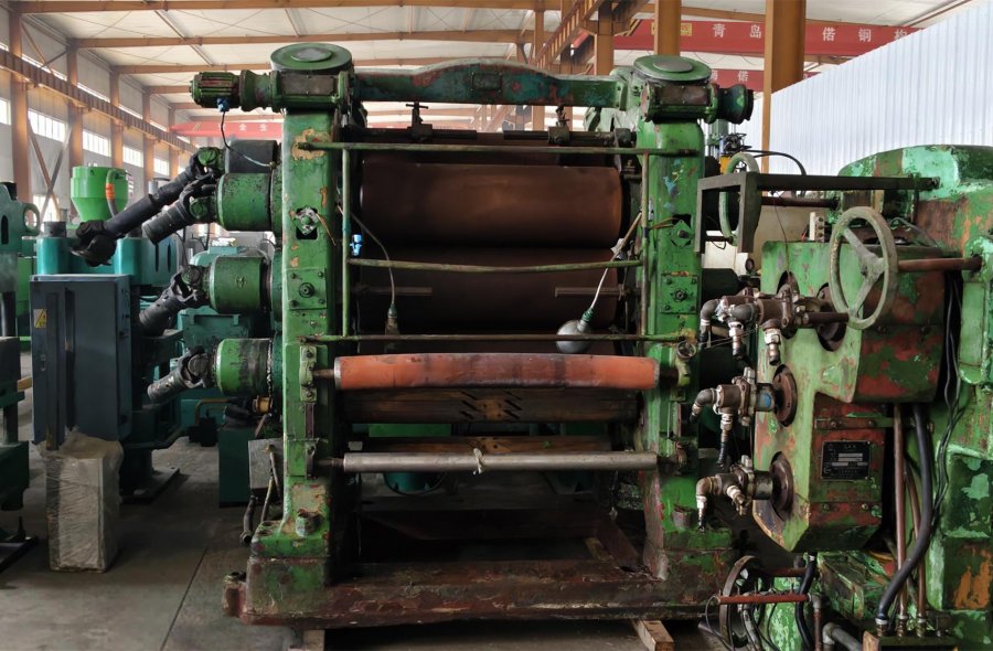 XY-4S360X1120 4‑Roll Calender｜Shanghai Rubber Machinery Works｜Complete Rubber Sheet Calendering Line-2800