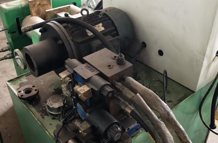 DFTMC Used 100T Rubber Vulcanizing Press XLB-450×450 | Ningbo Yinzhou Sanda Machinery-2830