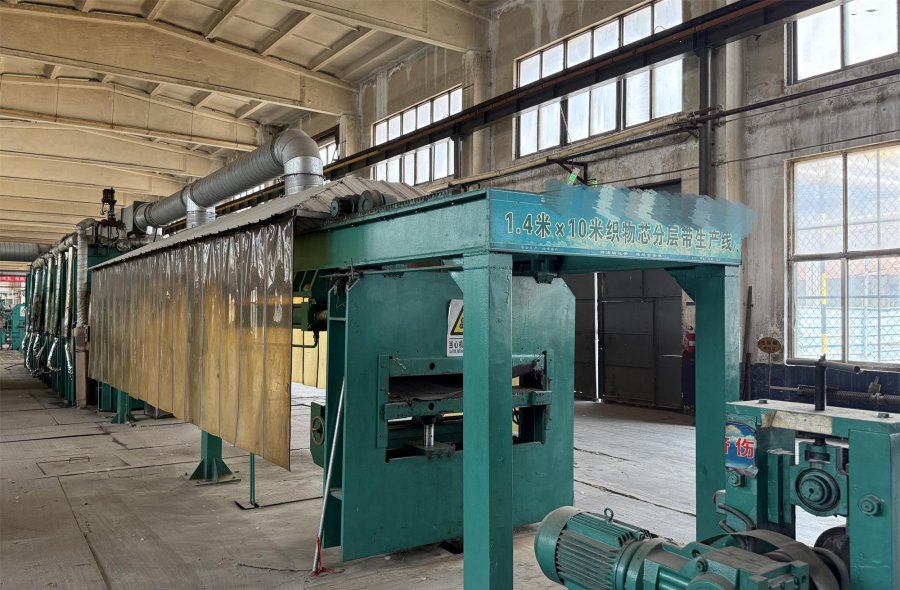 Used 1.4x10m Fabric Conveyor Belt Vulcanizing Production Line | DFTMC Used Rubber Machinery-2869