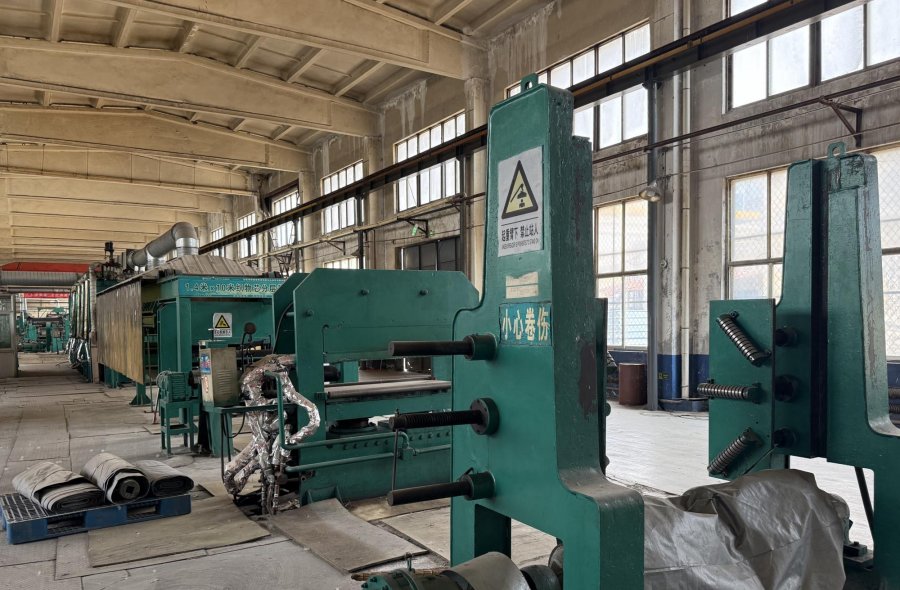 Used 1.4x10m Fabric Conveyor Belt Vulcanizing Production Line | DFTMC Used Rubber Machinery-2870