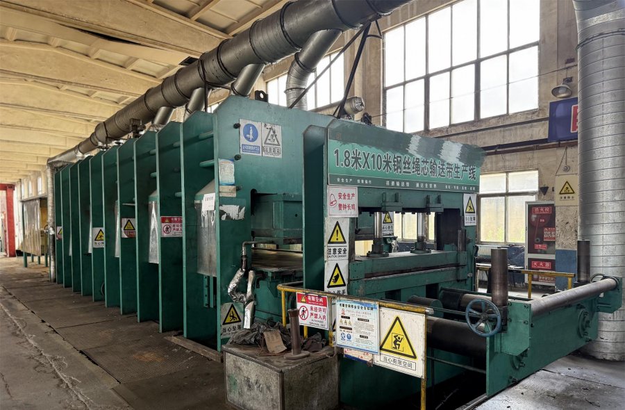 Used 1.8m×10m Steel Cord Conveyor Belt Production Line | DFTMC Used Processing Equipment-2878