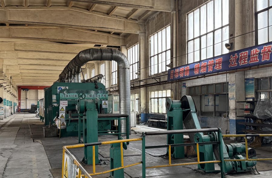 Used 1.8m×10m Steel Cord Conveyor Belt Production Line | DFTMC Used Processing Equipment-2879