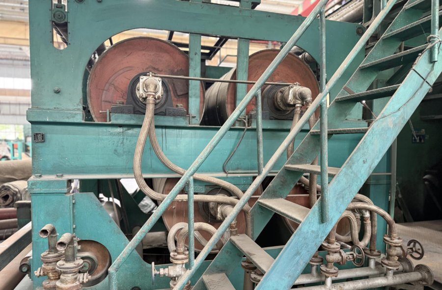 Used Dalian Rubber S-type 4-Roll Rubber Calender Machine For Sale-2890