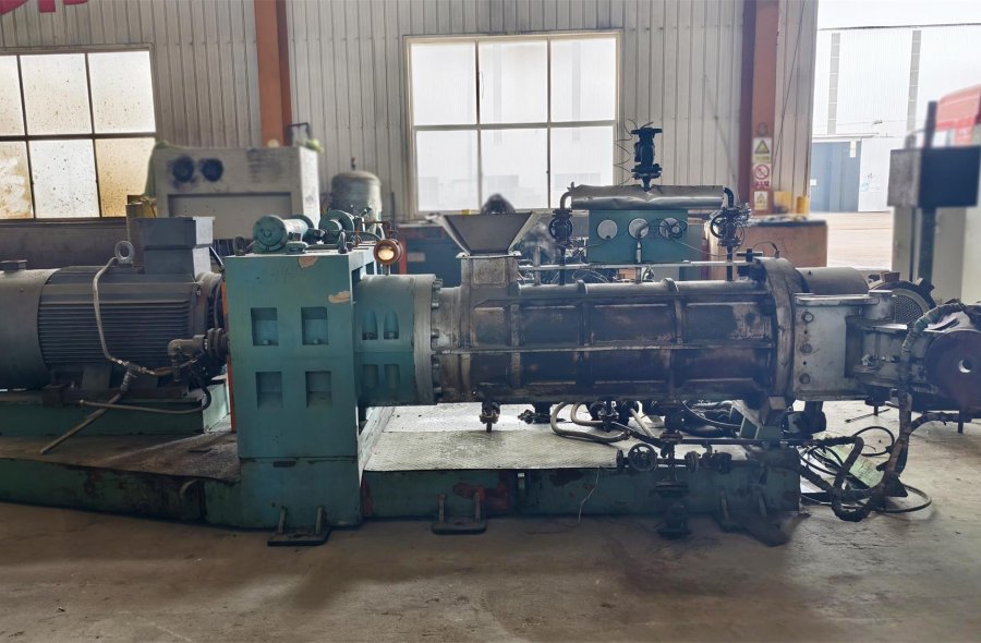 XLJ-300 Rubber & Plastic Strainer Extruder Double Filter Heads Hydraulic Locking 160kW Motor-2962