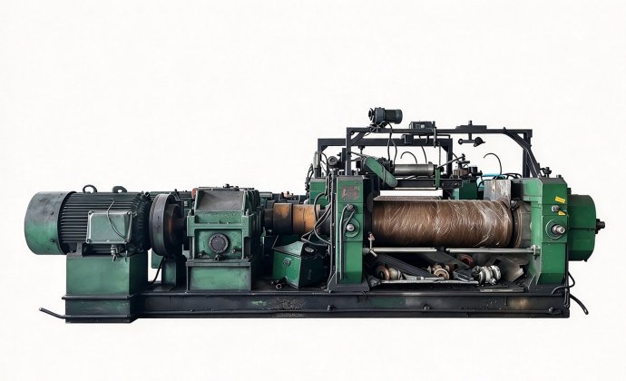 Used Taiwan KNEADER 22” Open Mixer For Sale, 1680mm Extended Roller
