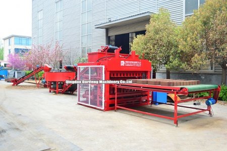 DF10-10 Automatic interlocking clay brick making machine for Nigeria client
