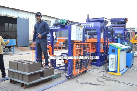 QT5-15 Automatic hydraulic block making machine for Nigeria client