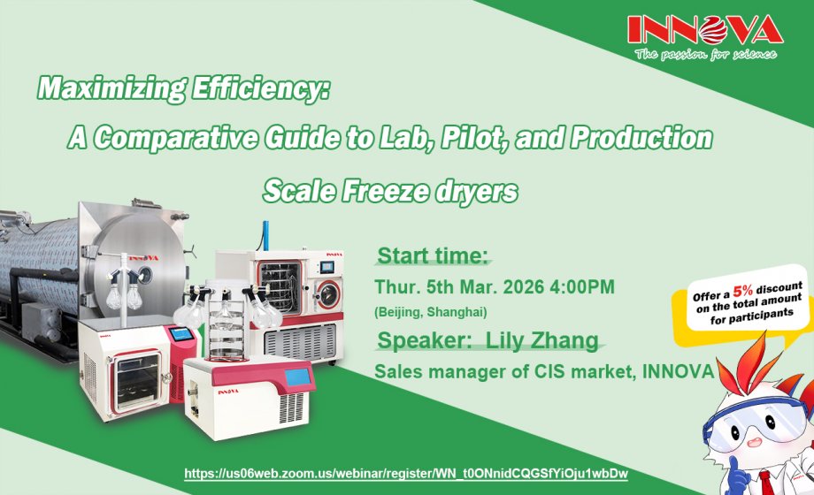 Join Us for an Exclusive Webinar on Freeze Dryer Efficiency
