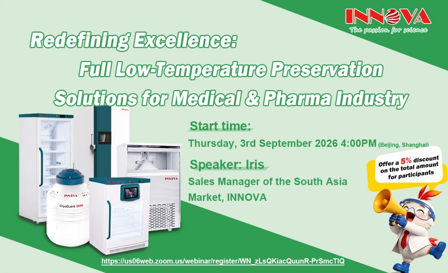 Webinar: Low-Temperature Preservation for Medical & Pharma