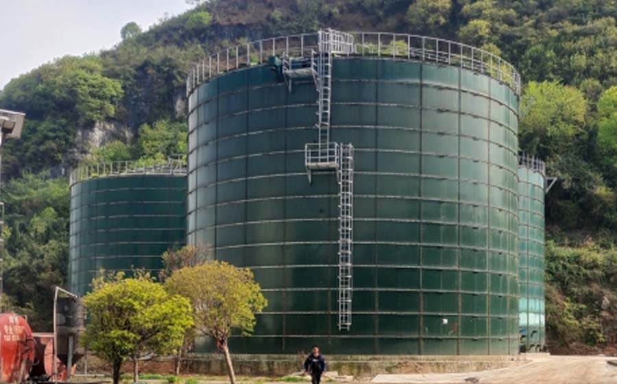 3 sets of 2,000 cbm GFS Tanks in Guizhou Province