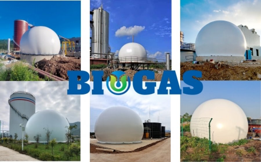 Multiple biogas holder projects showcased, witnessing the efficient utilization of clean energy!