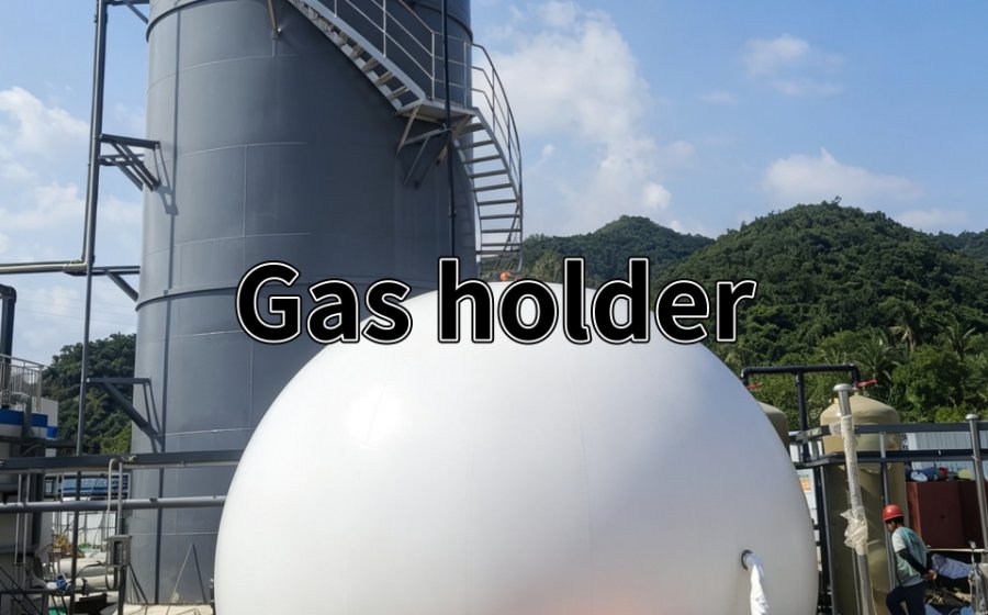 Installation Completed: 100 m³ Double Membrane Gas Holder for a Brewery Wastewater Treatment Project