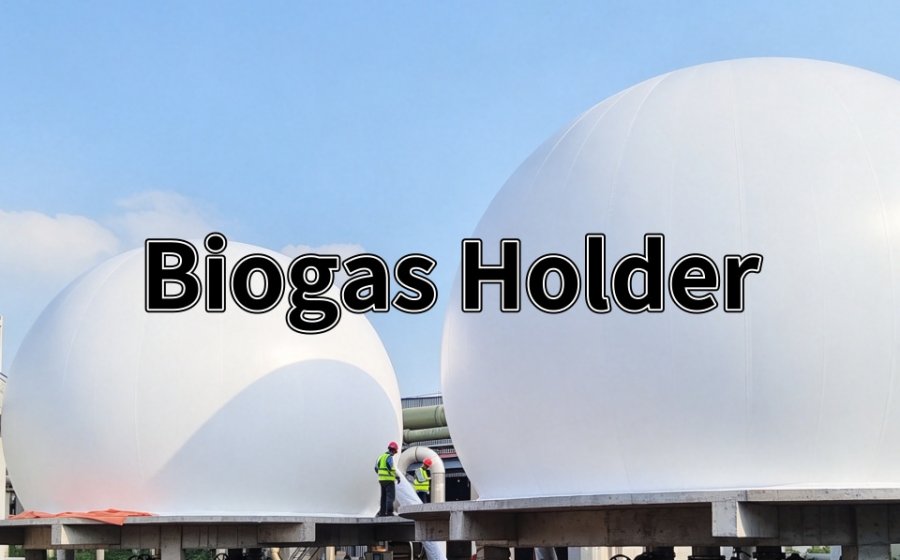 Installation Completed for Two Double Membrane Gas Holders